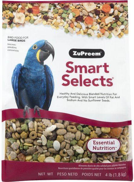 ZuPreem Smart Selects Macaw Food, 4-lb bag slide 1 of 4