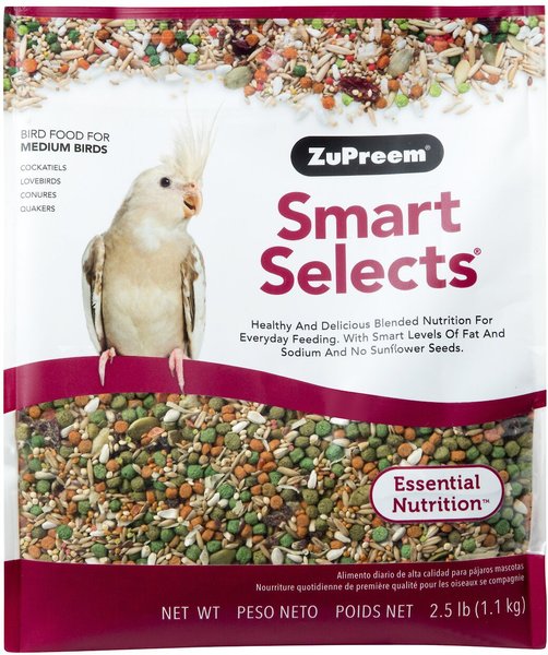 ZuPreem Smart Selects Medium Sized Bird Food, 2.5-lb bag slide 1 of 6