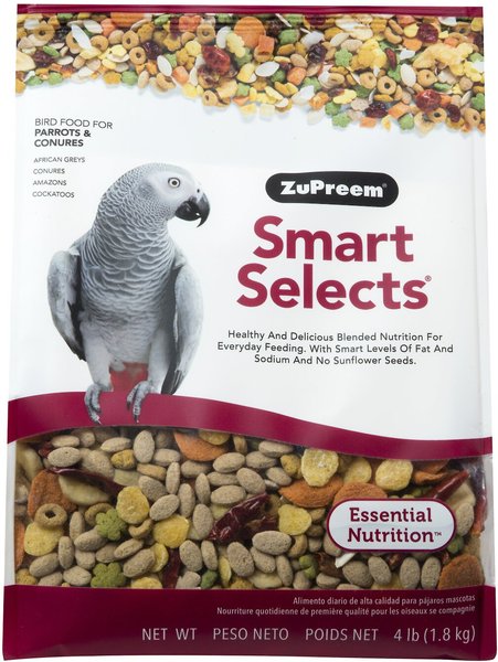ZuPreem Smart Selects Parrot & Conure Food, 4-lb bag slide 1 of 6