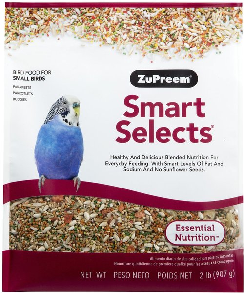ZuPreem Smart Selects Parakeet Food, 2-lb bag slide 1 of 5