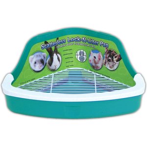 Ware Scatterless Lock-N-Litter Small Animal Litter Pan, Regular