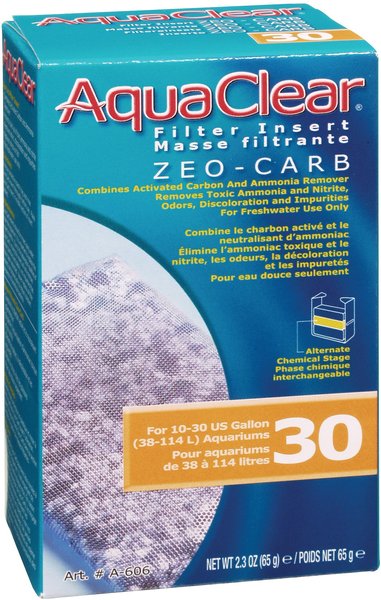 AquaClear Zeo-Carb Filter Insert, Size 30 slide 1 of 2