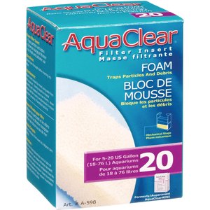 AquaClear Mini Foam Filter Insert, Size 20
