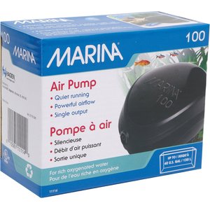 Marina Air Pump for Aquariums, Size 100