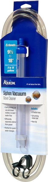 Aqueon Siphon Vacuum Aquarium Gravel Cleaner, Large, 10