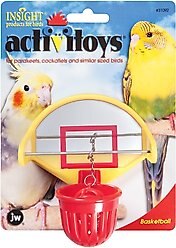 JW Pet Activitoy Birdie Basketball Toy, Small/Medium
