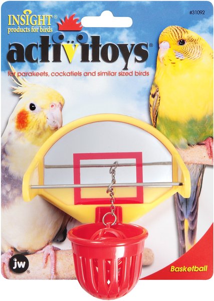 JW Pet Activitoy Birdie Basketball Toy, Small/Medium slide 1 of 4