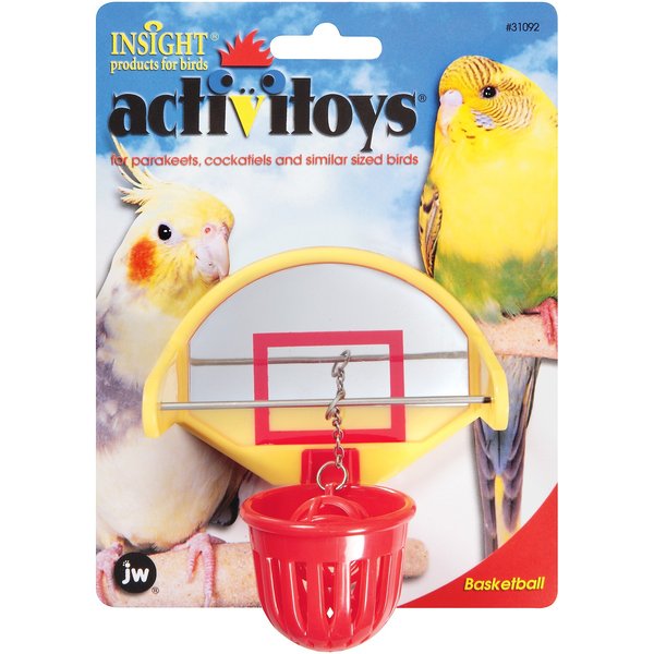 FREE SHIP IN THE USA JW PET INSIGHT TUMBLE BELL BIRD TOY PARAKEET COCKATIEL 