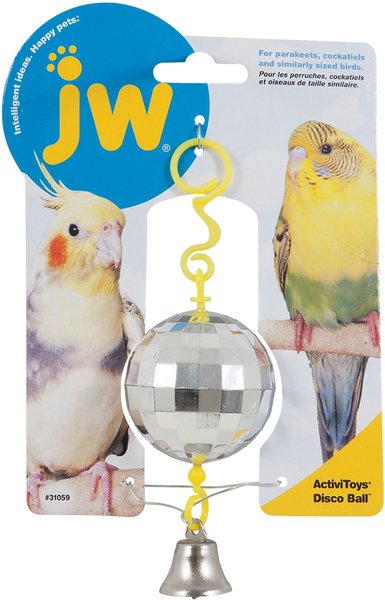 JW Pet Activitoy Birdie Disco Ball Toy, Small/Medium slide 1 of 2