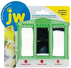 JW Pet Activitoy Birdie House of Mirrors Toy, Small/Medium
