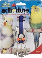 JW Pet Activitoy Birdie Guitar Toy, Small/Medium