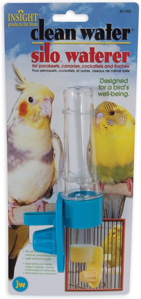 JW Pet Clean Water Silo Bird Waterer, Regular slide 1 of 3