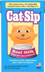 PetAg CatSip Liquid Milk Supplement for Cats, 8-oz carton
