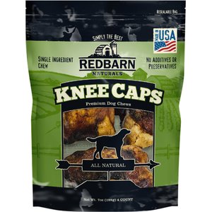 Redbarn Naturals Knee Caps Dog Treats, 4 pack