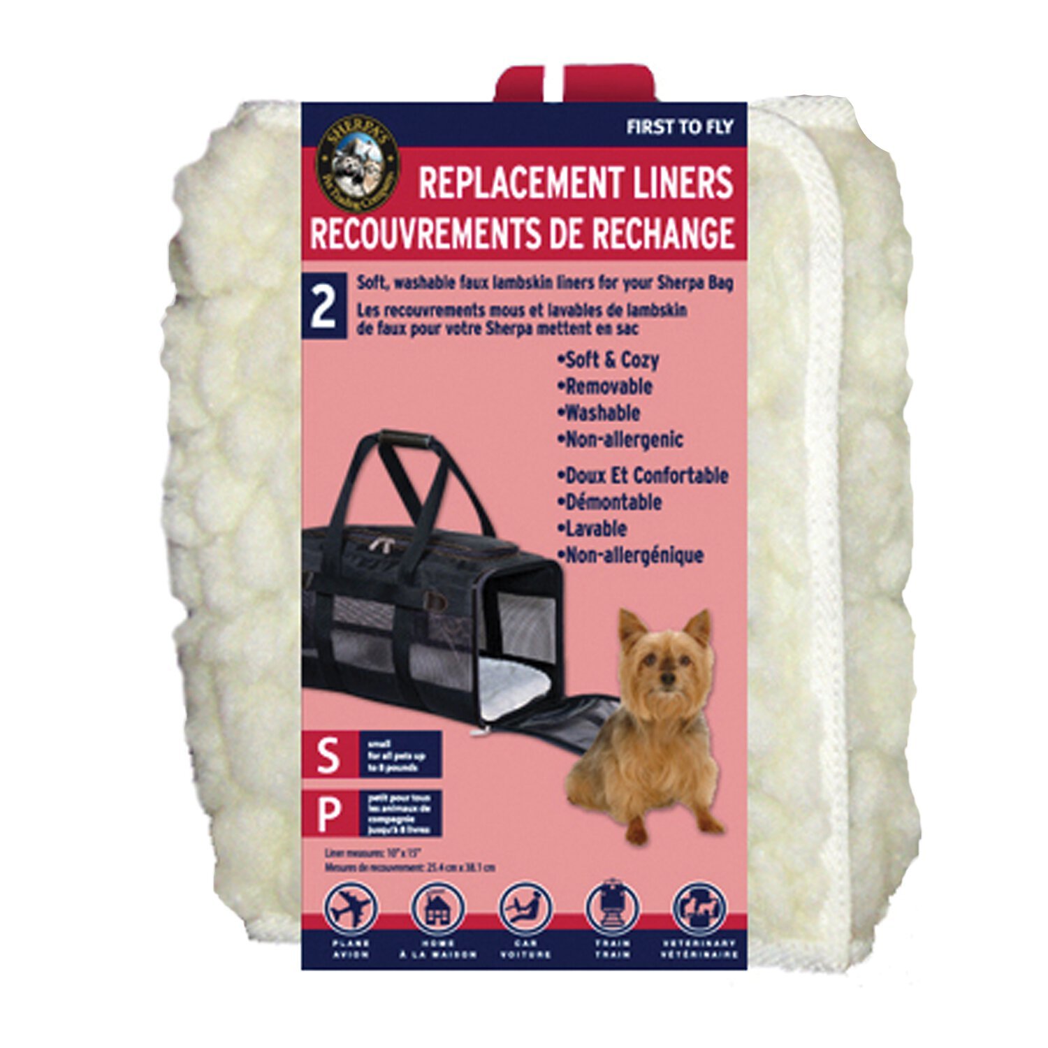 Will the large Sherpa Liners work with the medium size Sherpa Delta Pet