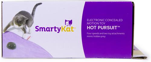 Show full view: SmartyKat Hot Pursuit Electronic Concealed Motion Cat Toy, Purple slide 3 of 7