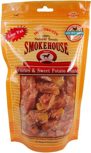 Smokehouse Chicken & Sweet Potato Dog Treats, 8-oz bag slide 1 of 6