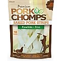Premium Pork Chomps Baked Pork Strips Dog Treats, 10-oz bag