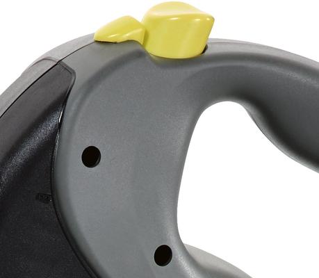 Show full view: Flexi Giant Nylon Tape Retractable Dog Leash, Black, X-Large: 26-ft long slide 3 of 8