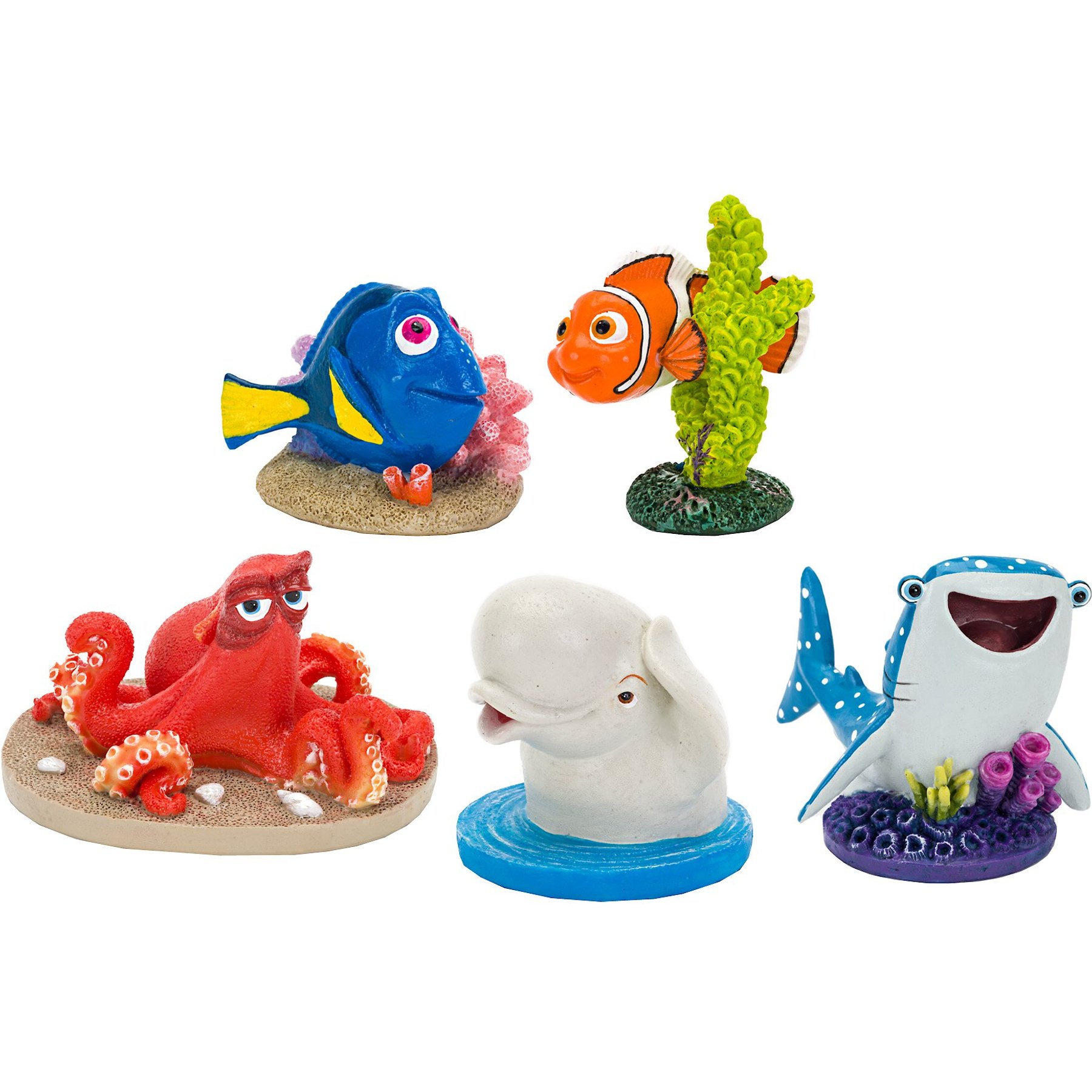 Discontinued PENN PLAX Finding Dory Aquarium Ornament 5 count Chewy