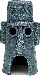 Penn-Plax SpongeBob Squidwards Home Aquarium Ornament, 6.5-in