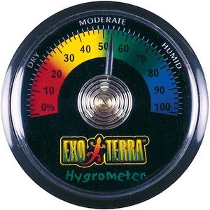 Exo Terra Analog Hygrometer for Reptiles