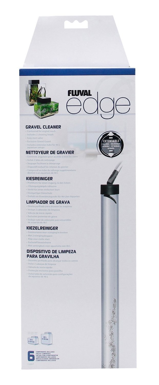 Fluval Edge Aquarium Gravel Cleaner with Extension