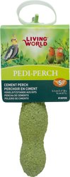 Living World Pedi-Perch Cement Bird Perch, Small