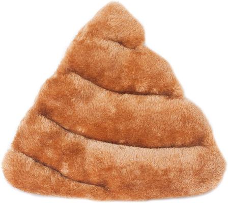 Show full view: ZippyPaws Emojiz Squeaky Plush Dog Toy, Pile o' Poo slide 2 of 7