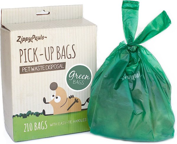 Discontinued ZIPPYPAWS Pick Up Pet Waste Disposal Bags 210 count Chewy