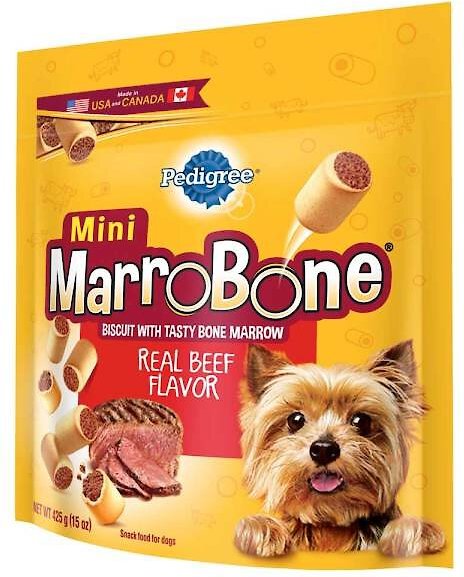 Pedigree Mini Marrobone Real Beef Flavor Biscuit Dog Treats, 15-oz bag slide 1 of 5