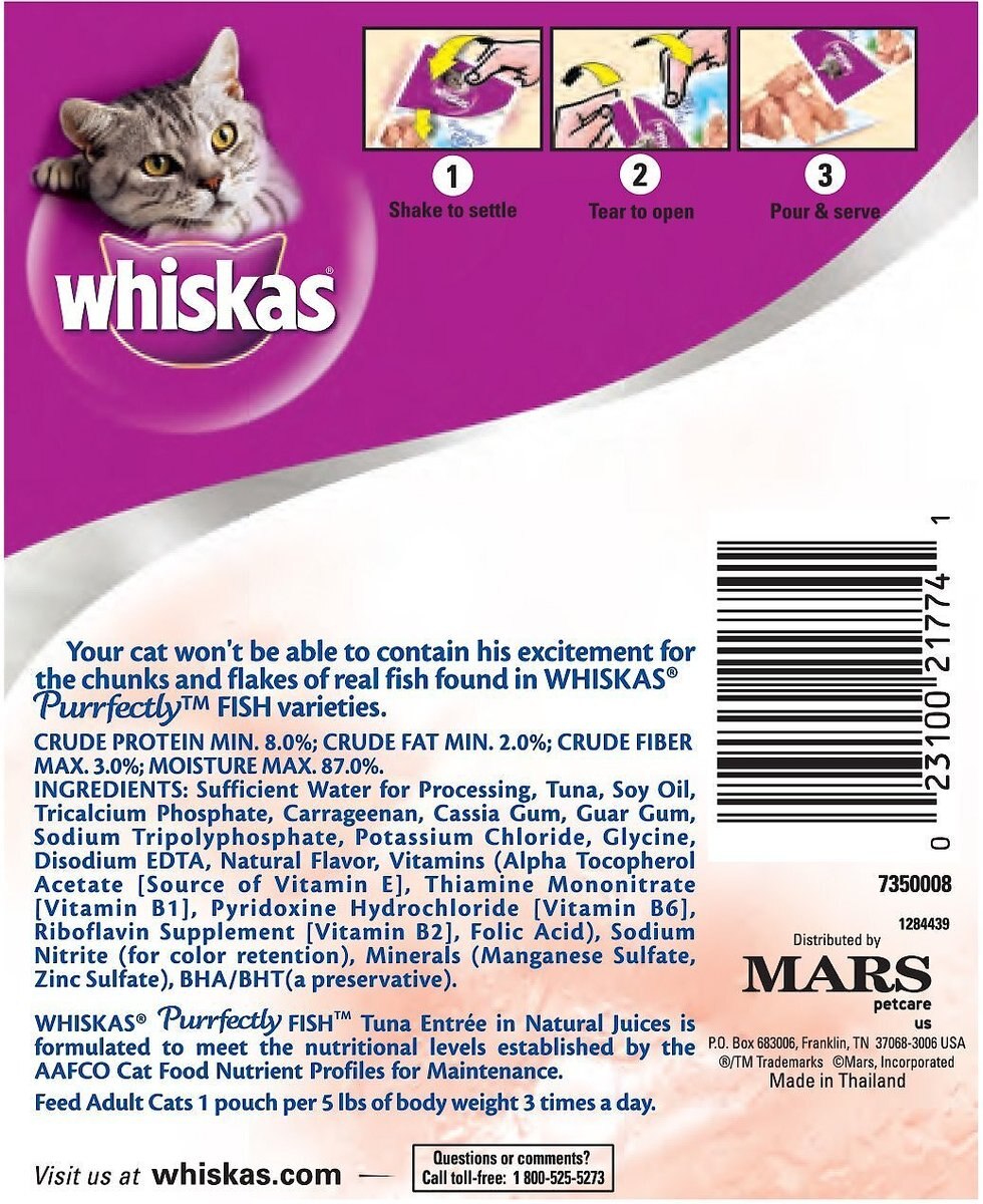 Whiskas purrfectly shop fish discontinued