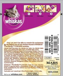 Whiskas Purrfectly Chicken Entree Cat Food Pouches, 3-oz, case of 24 slide 2 of 5