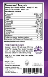 Nusentia Enzyme Miracle Digestive & Metabolic Dog & Cat Supplement, 273g jar slide 2 of 3