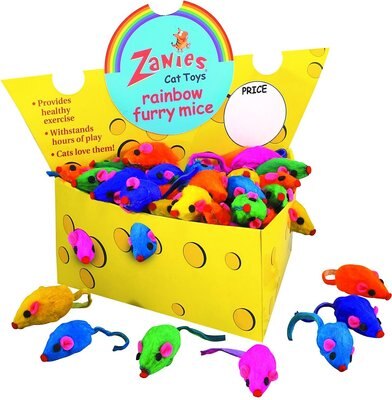ZANIES SCURRYING MOUSE CAT TOY FREE SHIPPING 