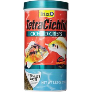 Tetra Cichlid Crisps Fish Food, 8.82-oz jar