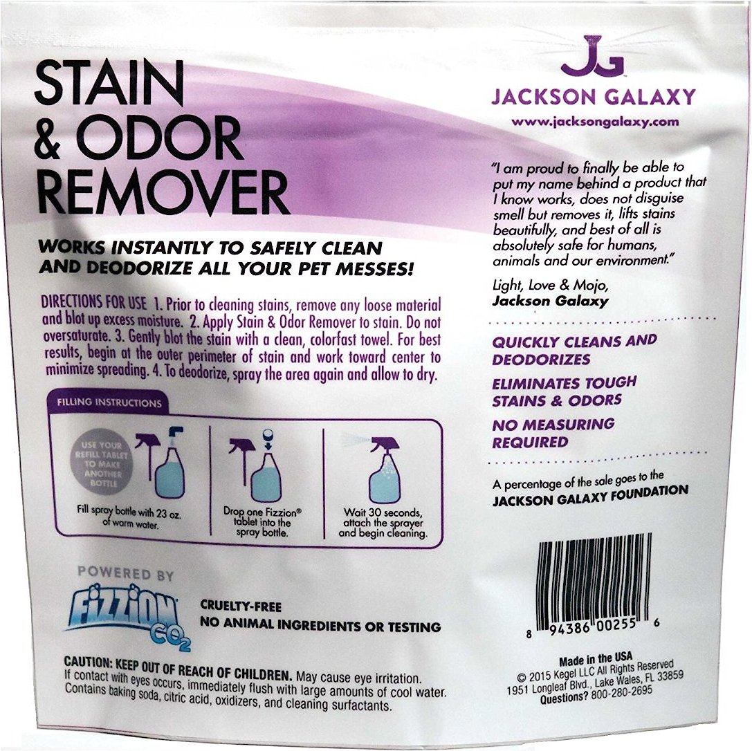 JACKSON GALAXY Stain Odor Remover Refill Tablets 10 count