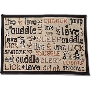 PetRageous Designs Cuddle Tapestry Placemat, Jumbo