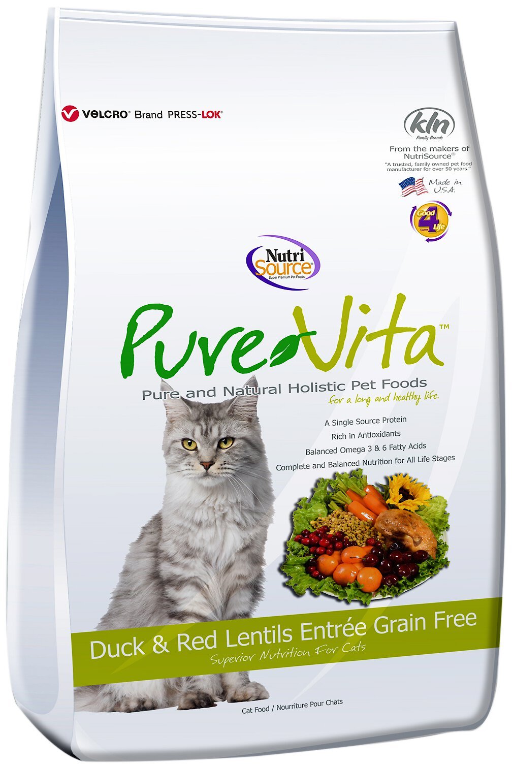 PUREVITA Duck Red Lentils Entr e Grain Free Dry Cat food reviews