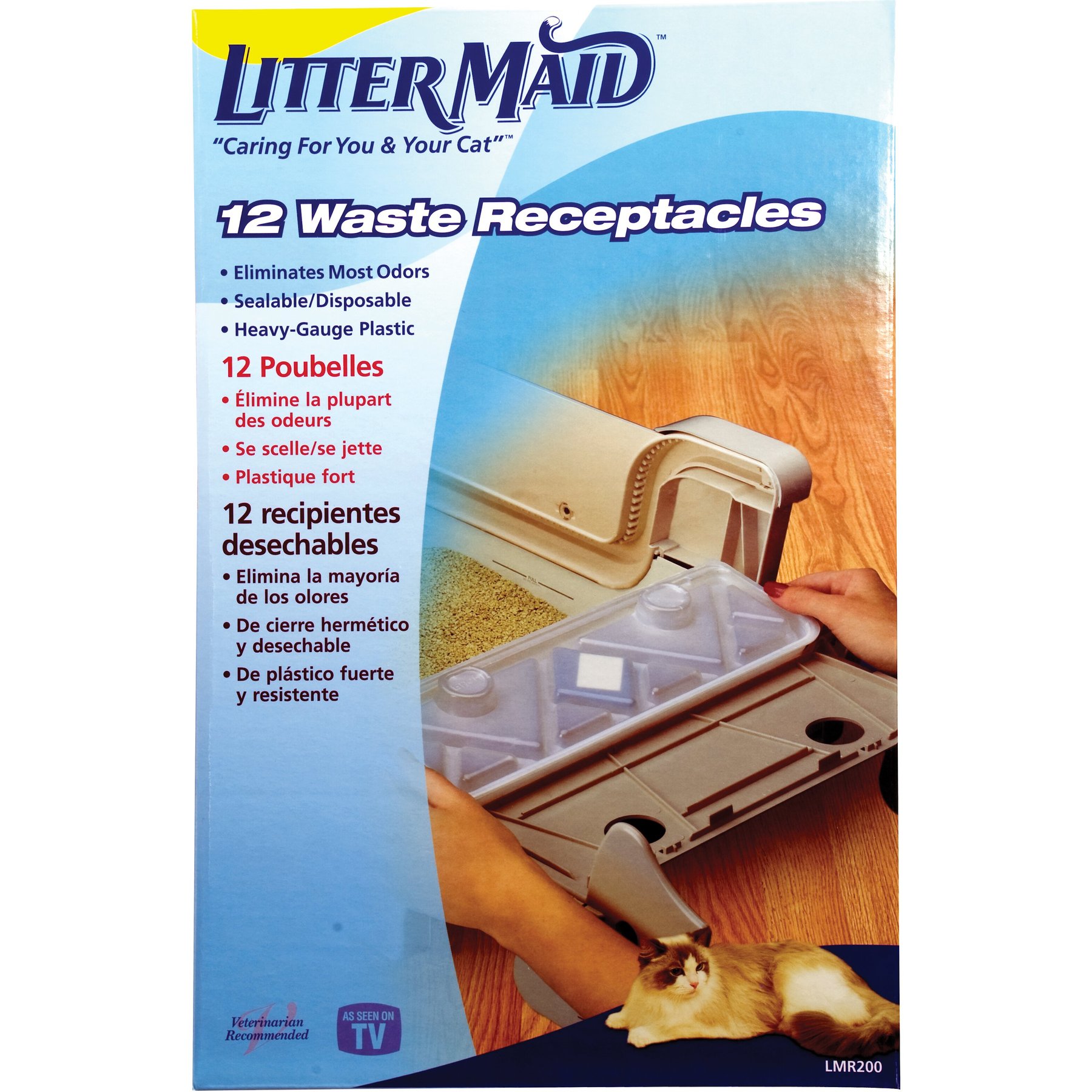 LITTERMAID Waste Receptacles for SelfCleaning Cat Litter Box, 12 count