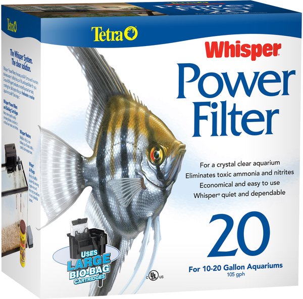 Tetra Whisper Aquarium Power Filter, 10-20 gal slide 1 of 7