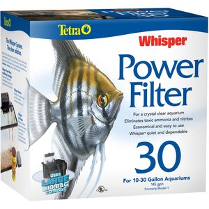 Tetra Whisper Aquarium Power Filter, 10-30 gal