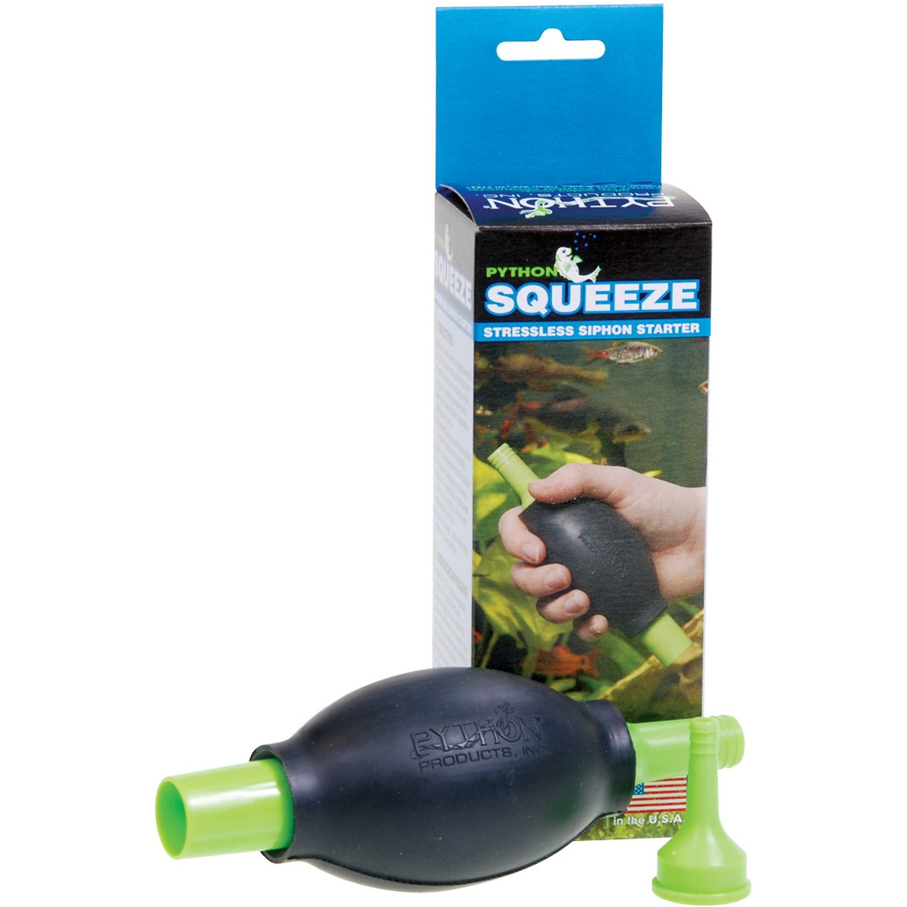 PYTHON Squeeze Stressless Siphon Starter for Aquariums - Chewy