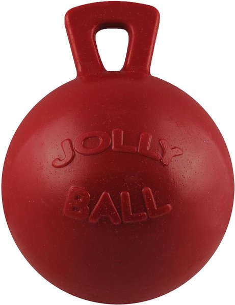 Horsemen's Pride Jolly Ball Horse Toy, Red, 10-in slide 1 of 3
