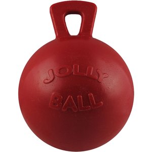 Horsemen's Pride Jolly Ball Horse Toy, Red, 10-in