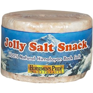 Horsemen's Pride Himalayan Salt Block on Rope for Horses 4.4 Pounds SS44 