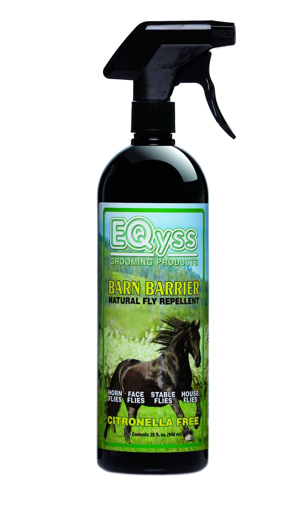 EQYSS GROOMING PRODUCTS Barn Barrier Natural Fly Repellent Horse Spray Customer Questions