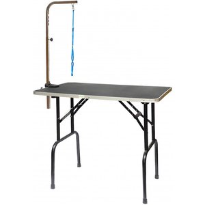 Go Pet Club Dog Grooming Table with Arm, 36-in