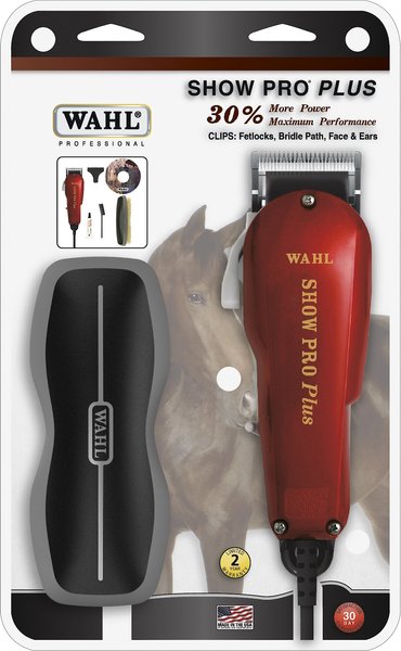Wahl Show Pro Plus Horse Clipper Kit, Black/Red slide 1 of 9