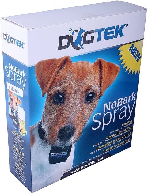 DOGTEK NoBark Citronella Spray Dog Collar Black Chewy